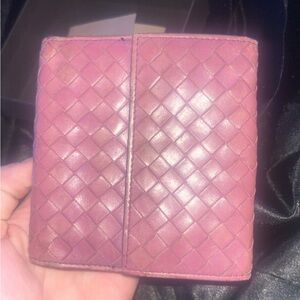 Bottega Veneta Pink leather wallet